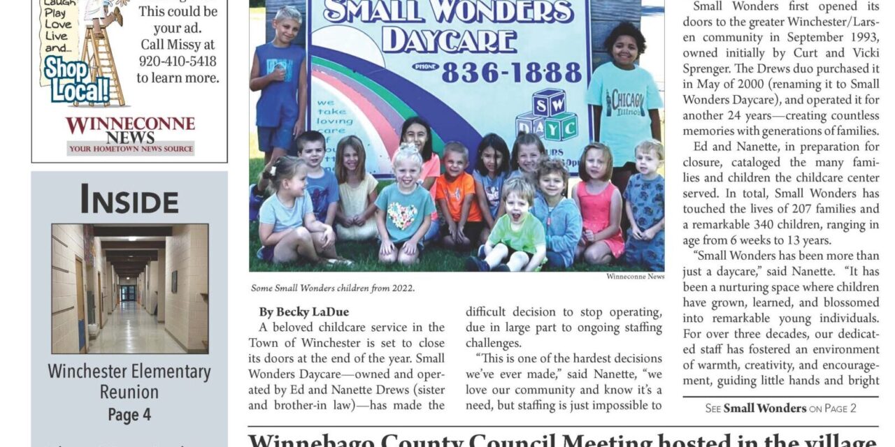 December 11, 2024 Winneconne News