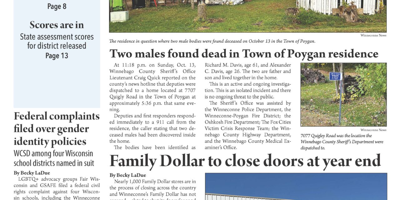 October 16, 2024 Winneconne News