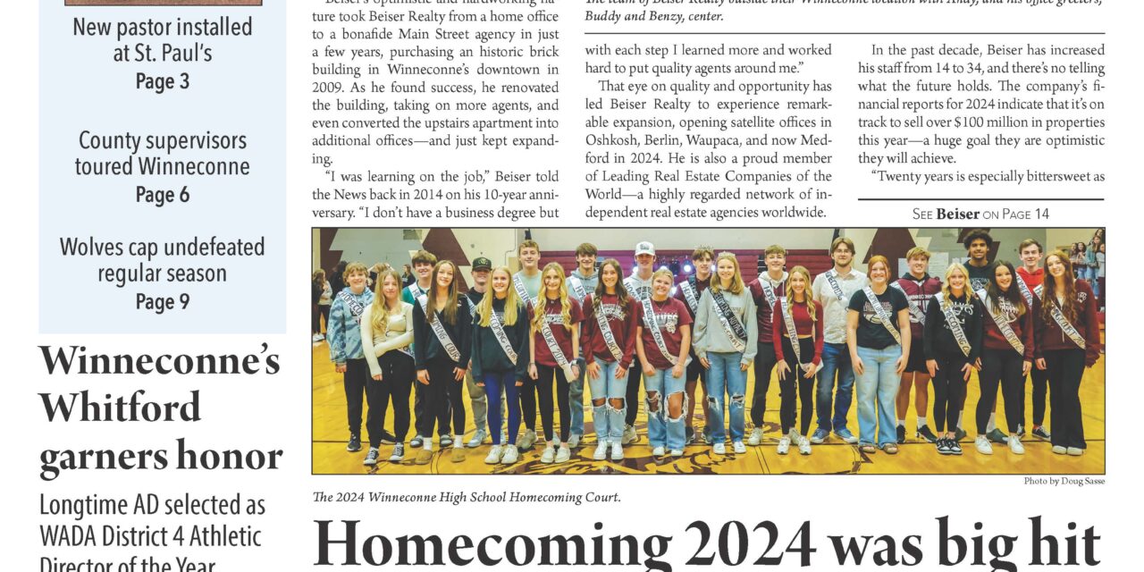October 23, 2024 Winneconne News