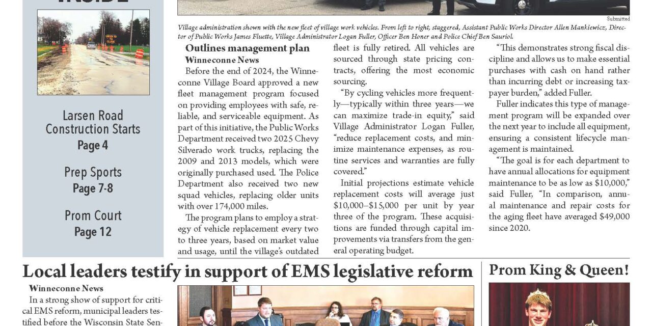April 30, 2025 Winneconne News