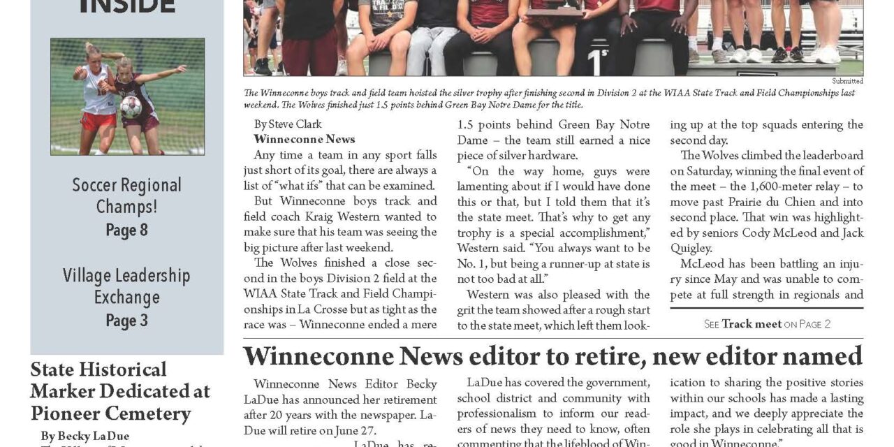 June 18, 2025 Winneconne News