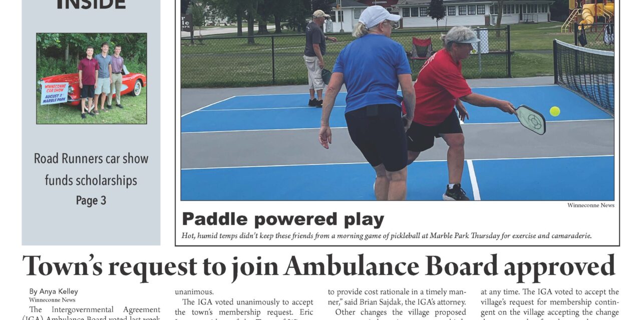 July 30, 2025 Winneconne News