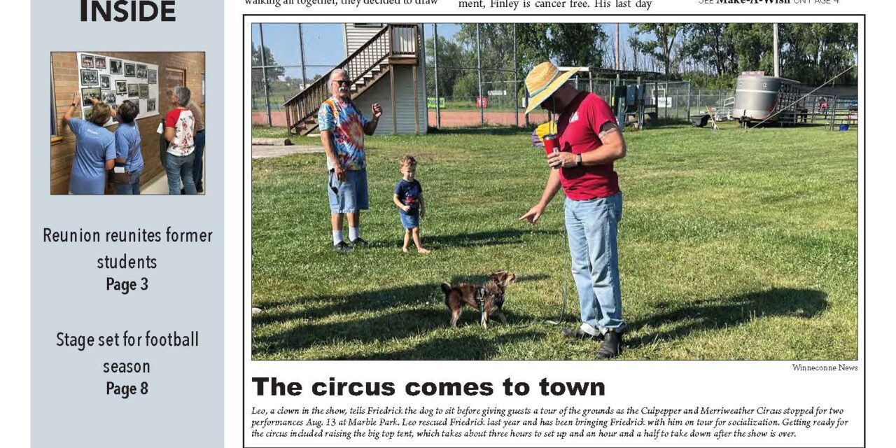 August 20, 2025 Winneconne News