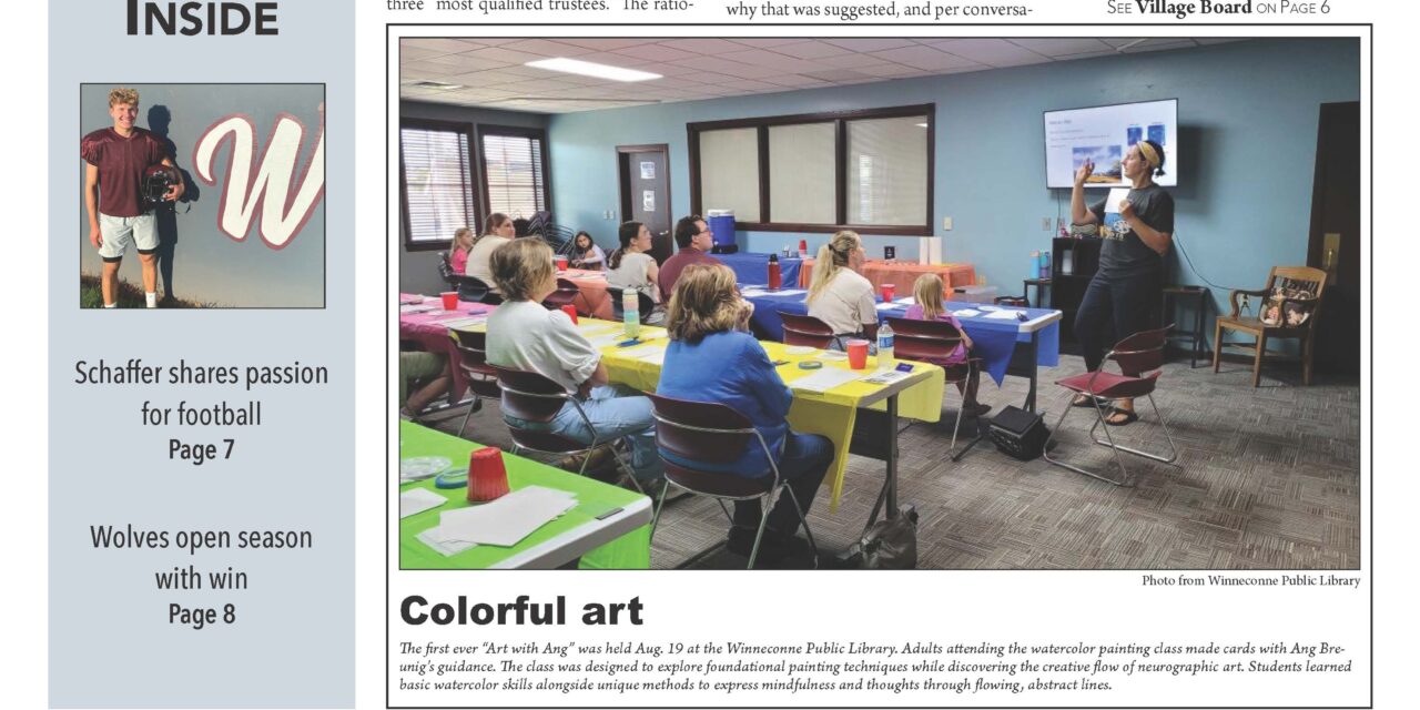 August 27, 2025 Winneconne News