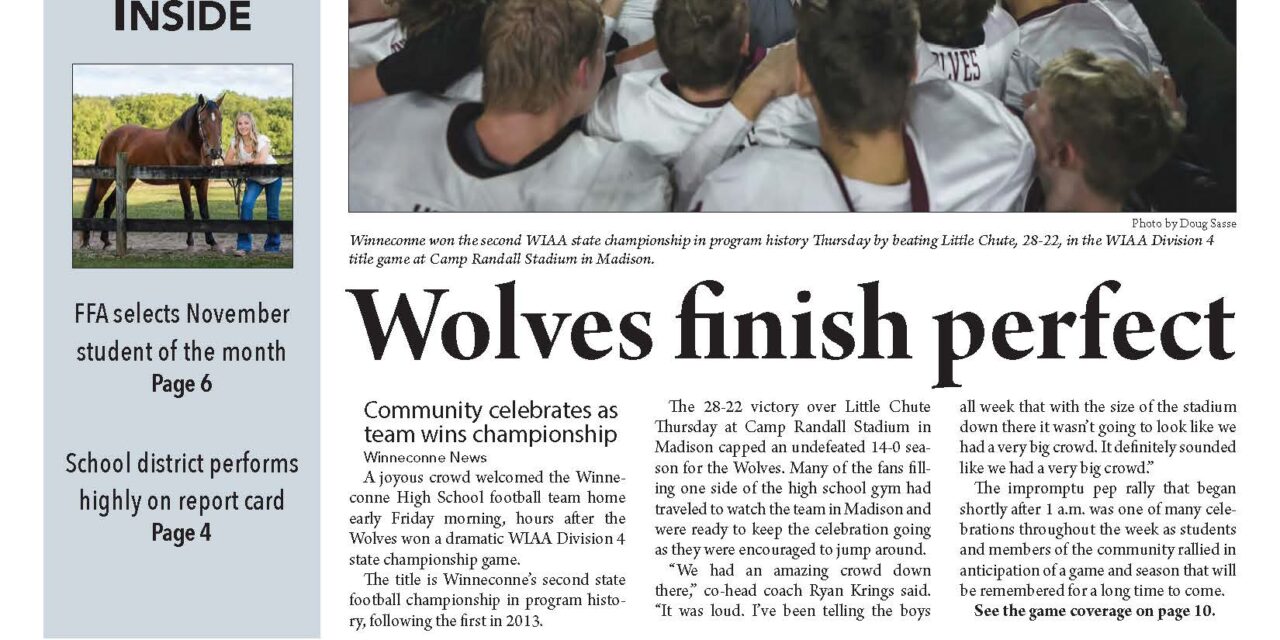November 26, 2025 Winneconne News