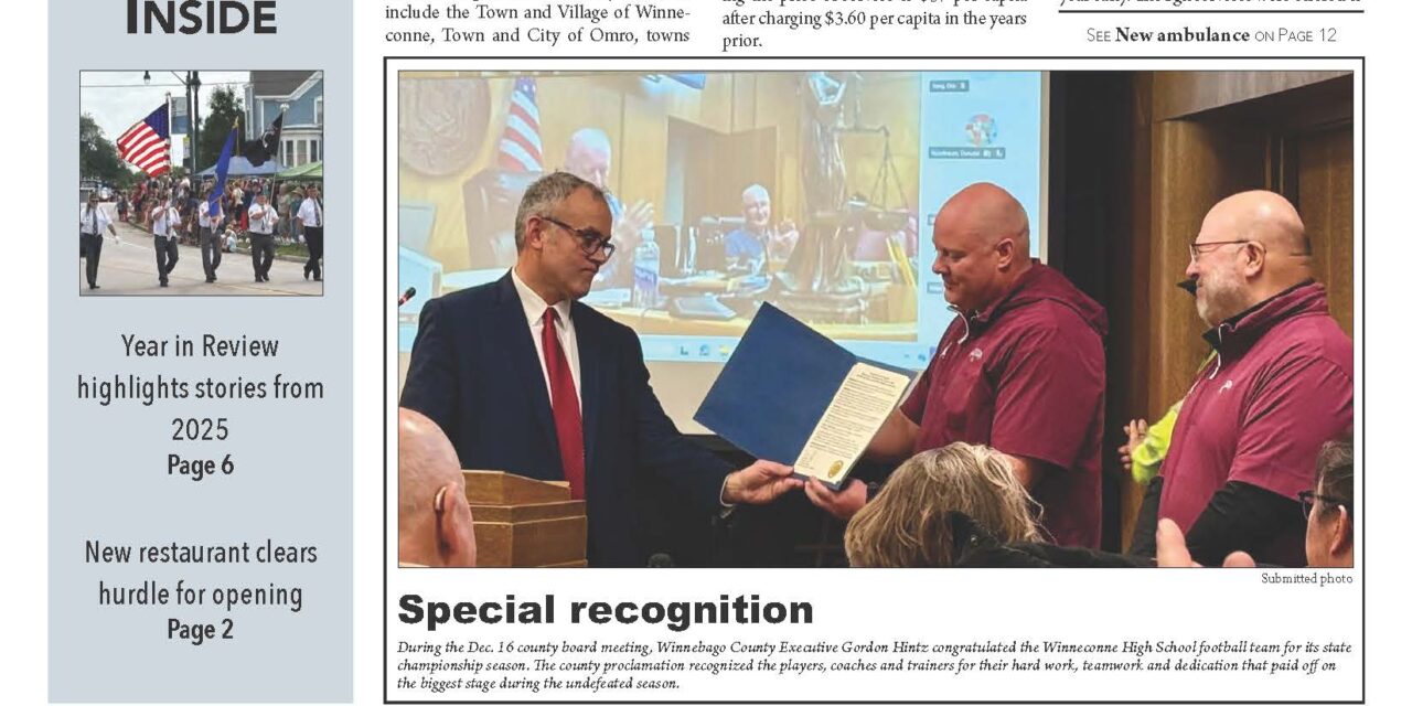 December 31, 2025 Winneconne News