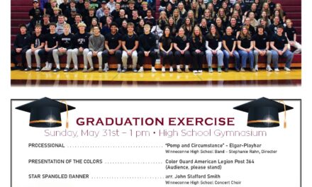 2026 Winneconne High School Graduation Section