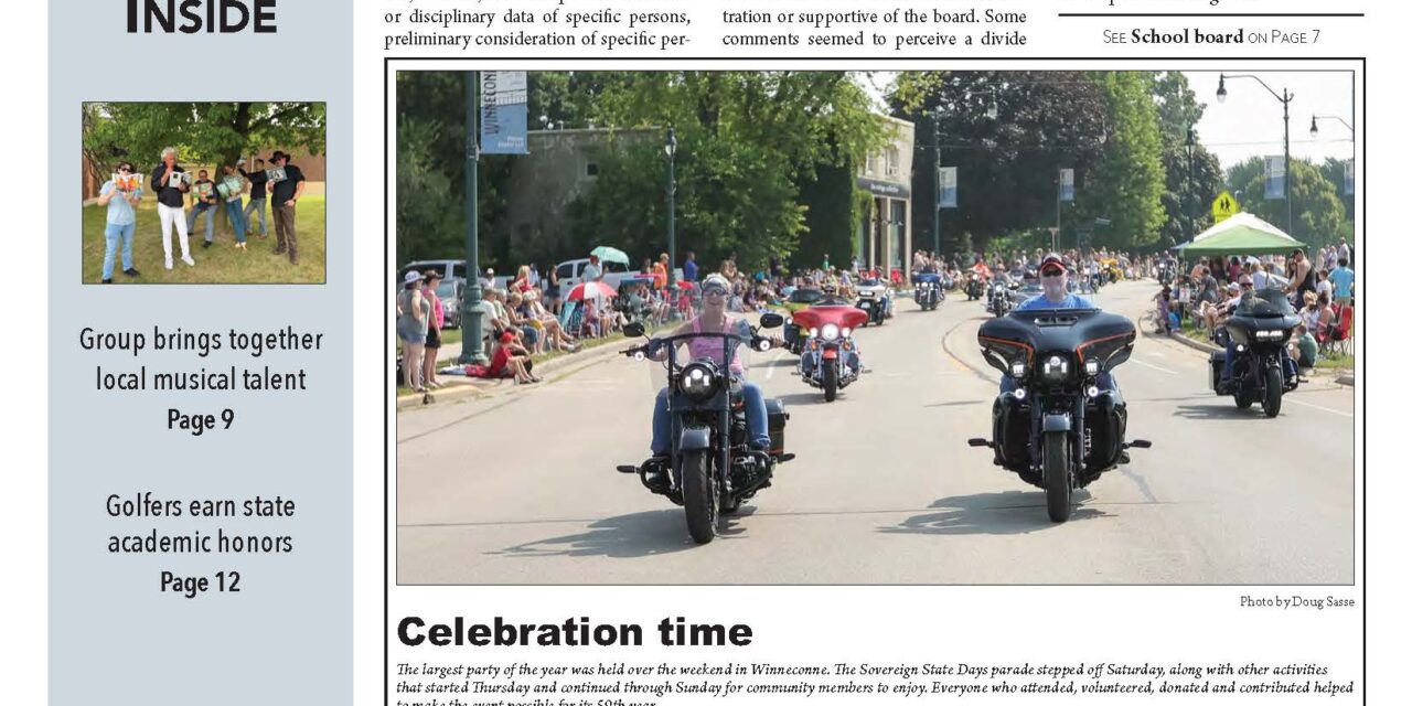 July 22, 2026 Winneconne News