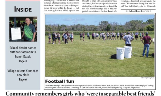 August 12, 2026 Winneconne News