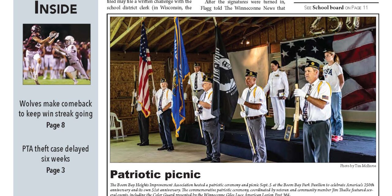 September 16, 2026 Winneconne News