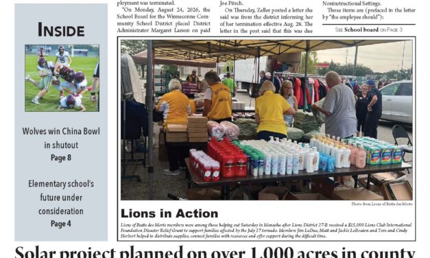 September 2,2026 Winneconne News