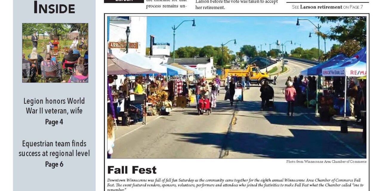 October 7, 2026 Winneconne News